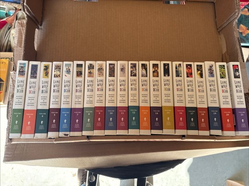 Lone wolf and cub books - lone,